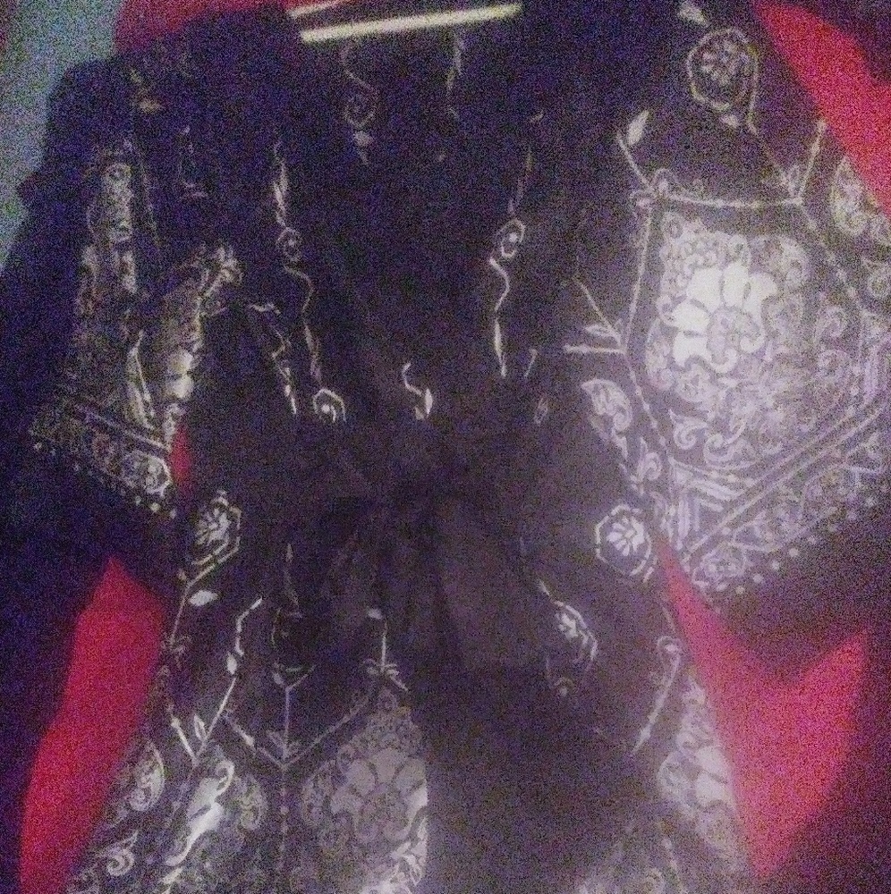 Black Kimono Top